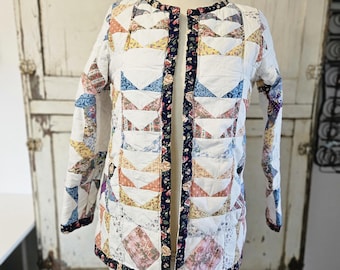 Vintage Steppmantel (Größe Small/Medium)