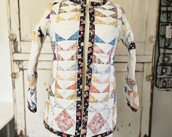 Vintage Steppmantel (Größe Small/Medium)