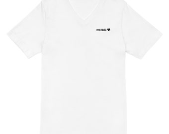 I'm A Feeler T-Shirt Embroidered Inspirational Tee Oversized Unisex Minimalist Streetwear Self-Empowerment Mental Health Empath