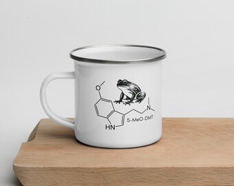 5-MeO-DMT Enamel Mug Toad Plant Medicine Unisex T-Shirt Holistic Natural Mother Earth Psychedelic Herbal Life Garden Spiritual Pineal Gland