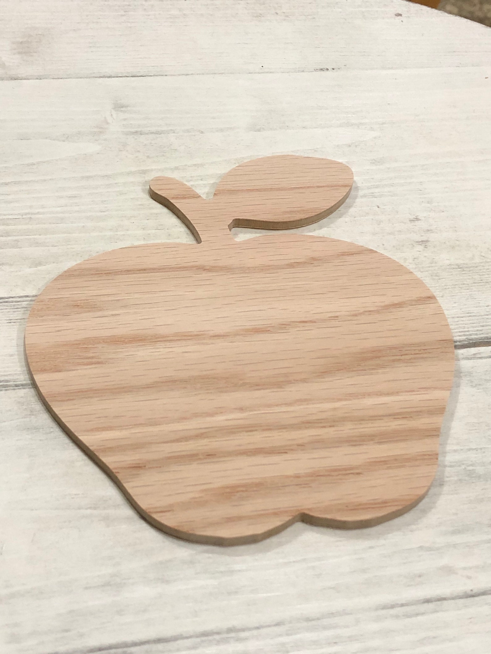 Apple Cutout, Wood Apple, Apple Decor, Unfinished Apple, Apple Shape