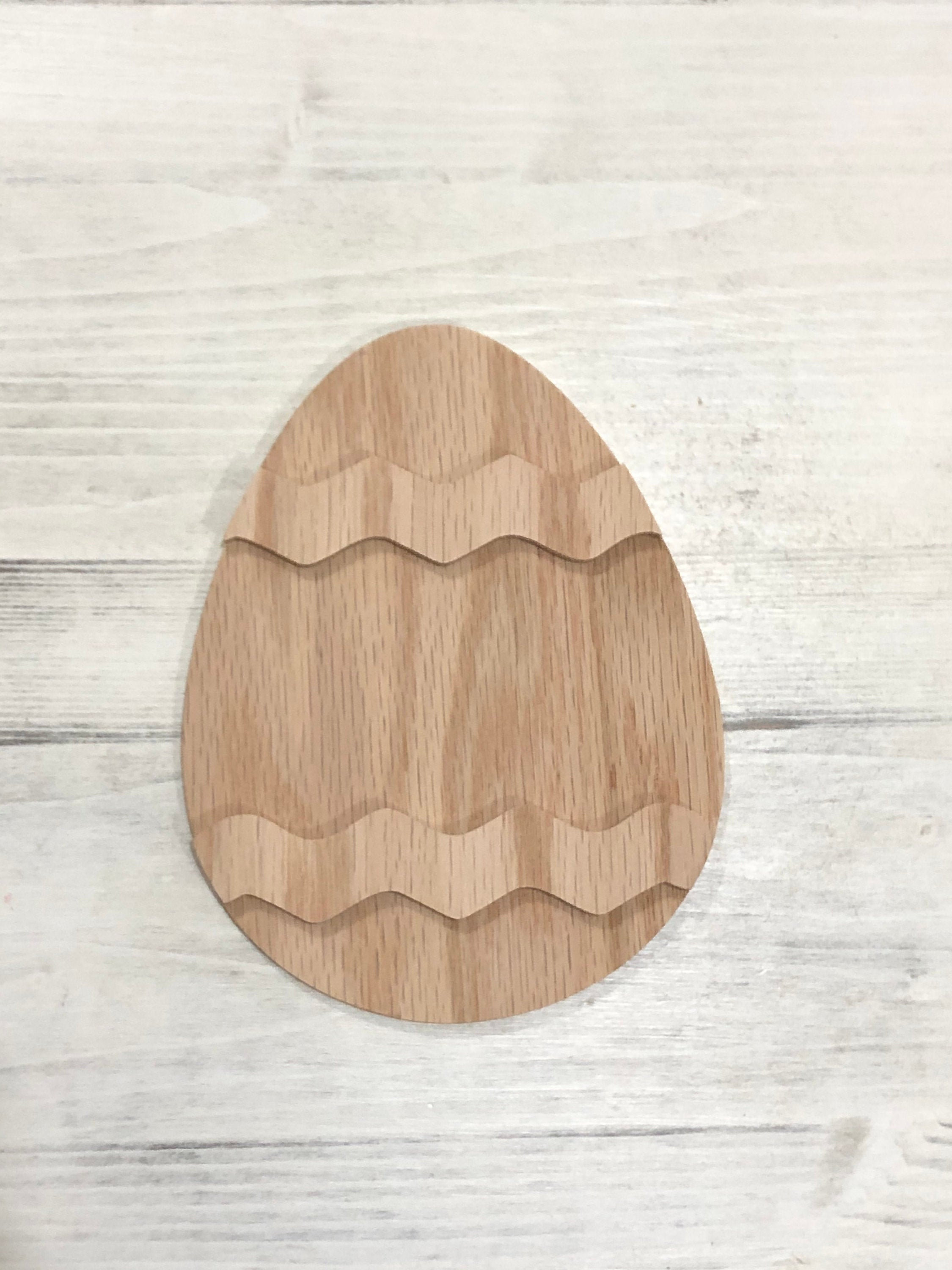 EGG SHAPED Unfinished 1/4 Wood - 4 inches - Wooden Blanks- Wooden Sha –  Handcraftedbymegan