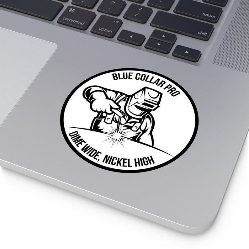 Overtime Hours Stickers - 3 Pack Blue Collar Welder Lineman Stickers For Tools & Hard Hats