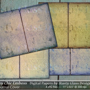 Digitales Journal Cover / Shabby Chic / Printable Papers / Junk Journal Seiten / Grunge Journal Cover / Journaling / Bookcover
