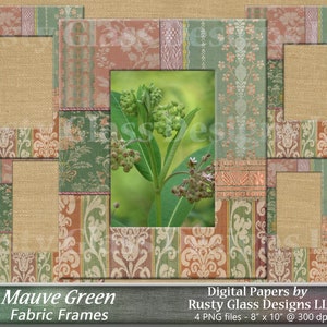 Digital Frames / Printable Frame / Digital Picture Frame / Digital Photo Frame / Digital Scrapbook Frame / Picture Frame / Fabric Frame
