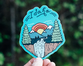 Idaho Scenery Sticker