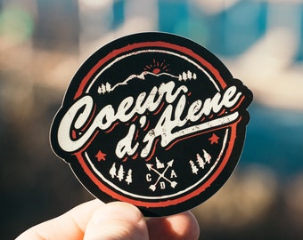 Coeur d'Alene Wilderness Survival Sticker