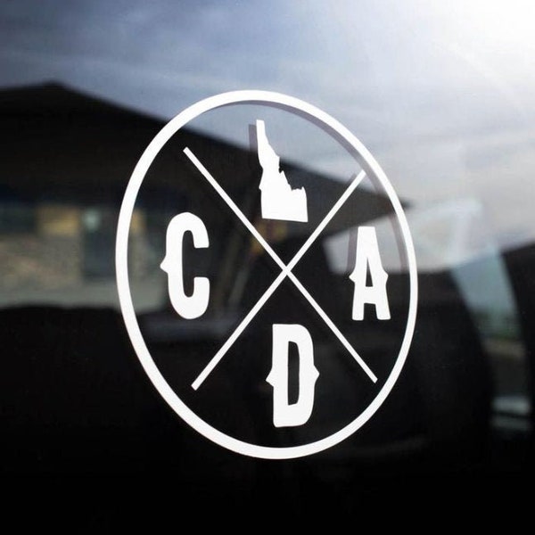 CDA Idaho Logo Decal
