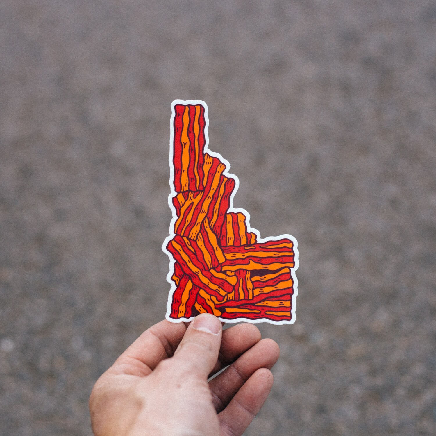 The Bacon Sticker for Sale by ryndodeca