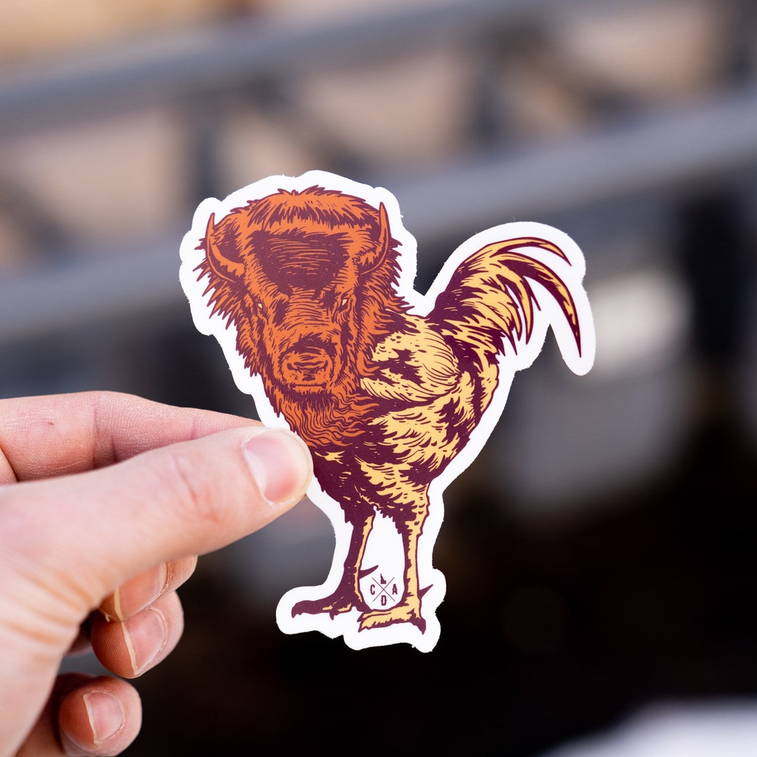 Buffalo Chicken Sticker - Etsy