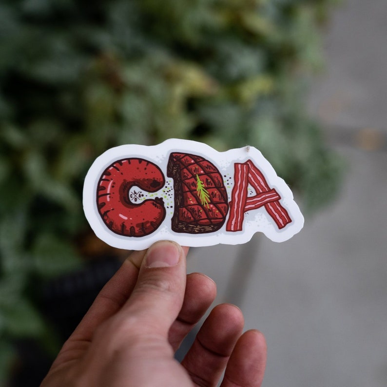 CDA BBQ Sticker 画像 1