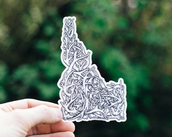 Idaho Antler Sticker