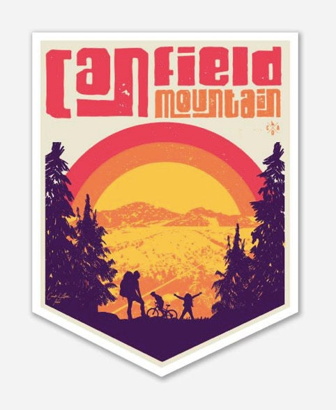 Mountfield Sticker Canfield Mountain Sticker - Etsy