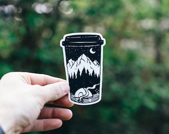 Goodnight Coffee Sticker