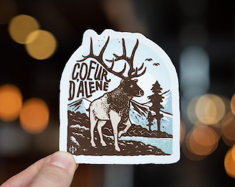 Coeur d'Alene Elk Sticker