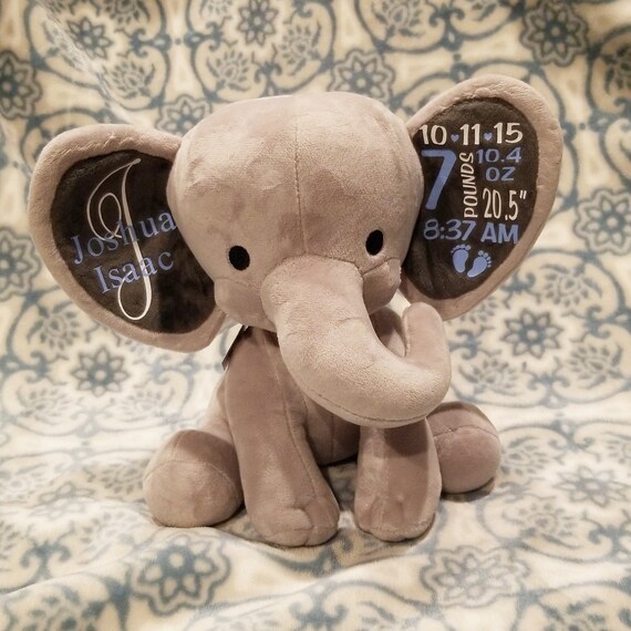 baby elephant birth announcement