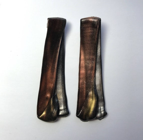 Metallic Drip Earrings -010