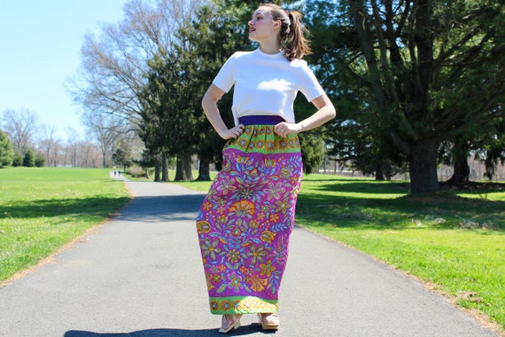 quilted maxi skirt