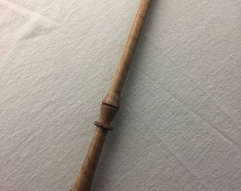 Wisconsin Figured Walnut Wand with Amethyst Crystal