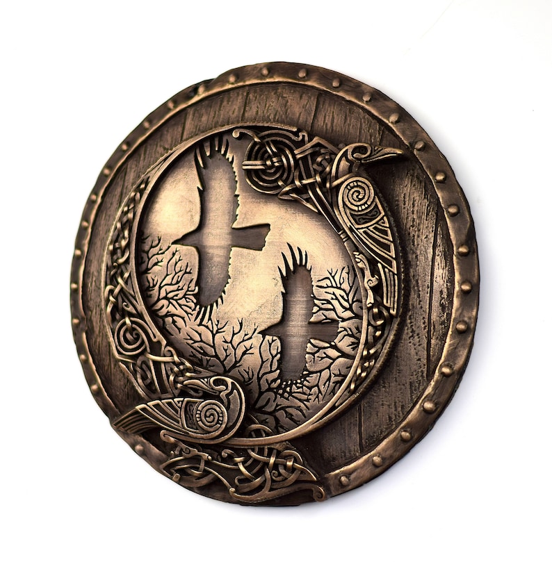 Viking Decor Scandinavian Art Raven Wall Art Viking Wall Art Etsy
