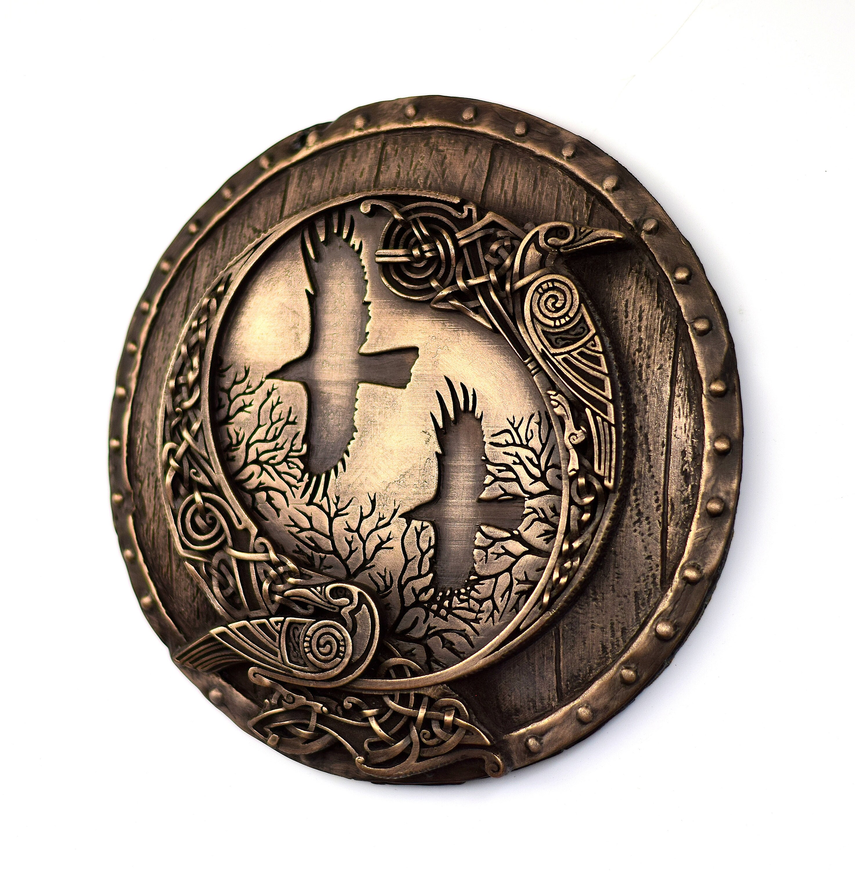 Viking Decor Scandinavian Art Raven Wall Art Viking Wall Art Etsy