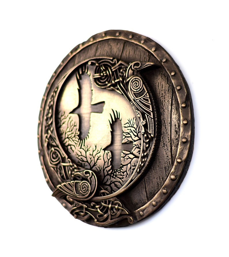 Viking Decor Scandinavian Art Raven Wall Art Viking Wall Art Etsy