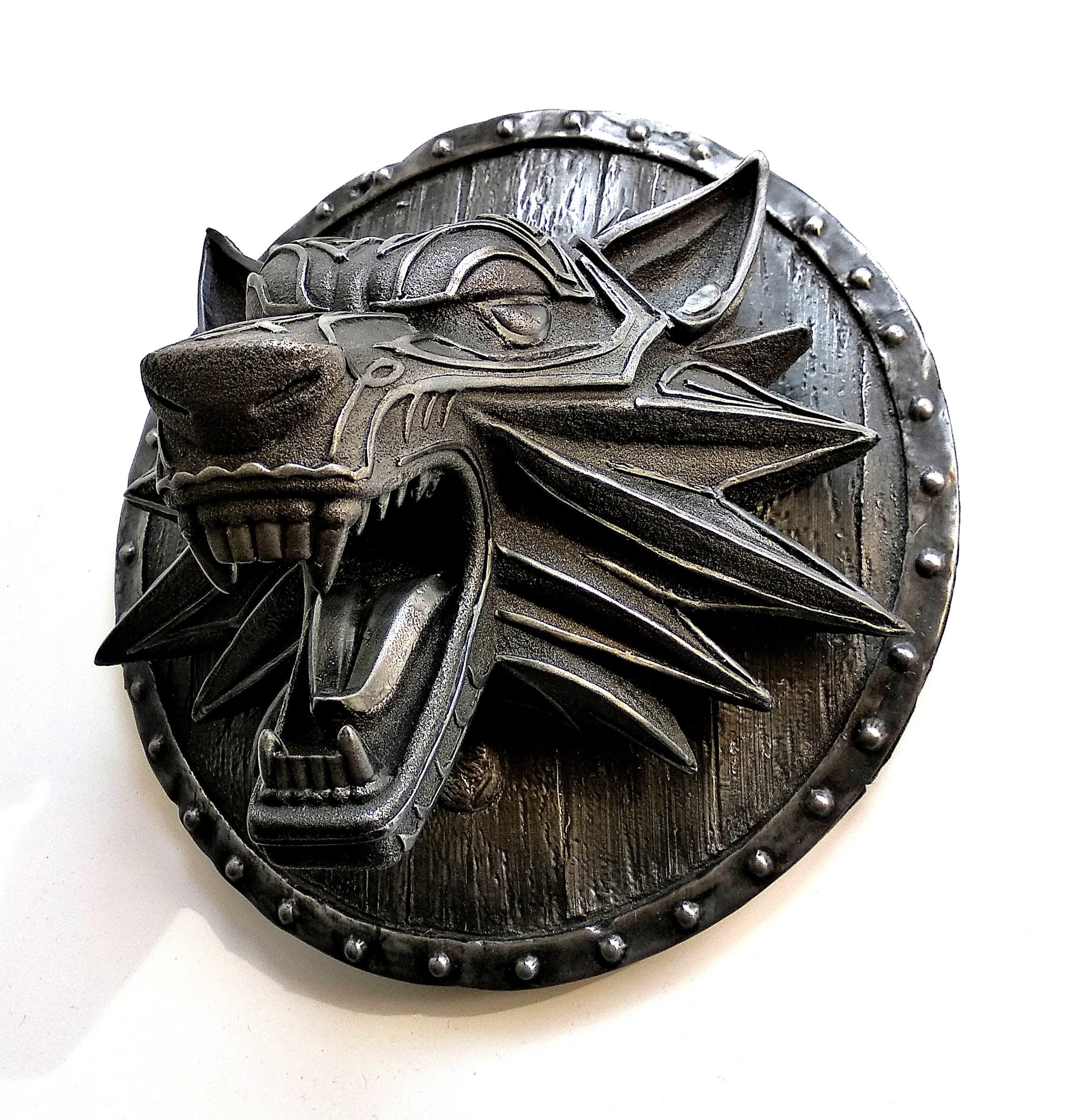 Wolf Fenrir Pagan Art Viking Decor, Norse Asatru Art Iron Sculpture P…