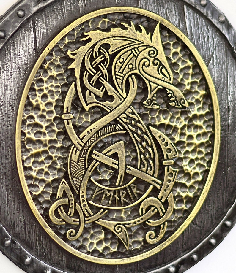 Viking Wall Art Wolf Fenrir Scandinavian Art Wall Hanging Etsy