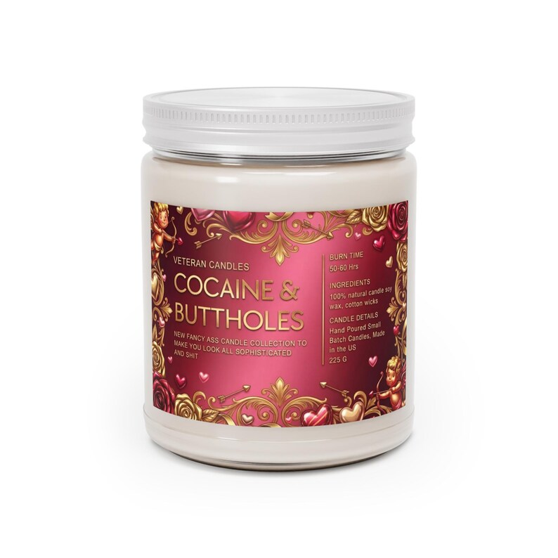 Bougie de soja parfumée cocaïne et trous du cul drôles, cadeau de Saint-Valentin, cadeau de bâillonnement d'un ami, cadeau d'anniversaire, bougie de cul fantaisie image 15