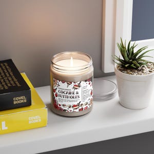 Bougie cocaïne et trous du cul, bougie de soja drôle 9 oz, cadeau bâillon, bougie humour adulte, Saint-Valentin, anniversaire, étiquette de coeur tatouage image 10