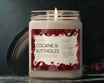 Funny Adult Humor Soy Candle | 9oz Scented Candle | Unique Gift for Friends | Birthday, Housewarming, or Self-Care Gift