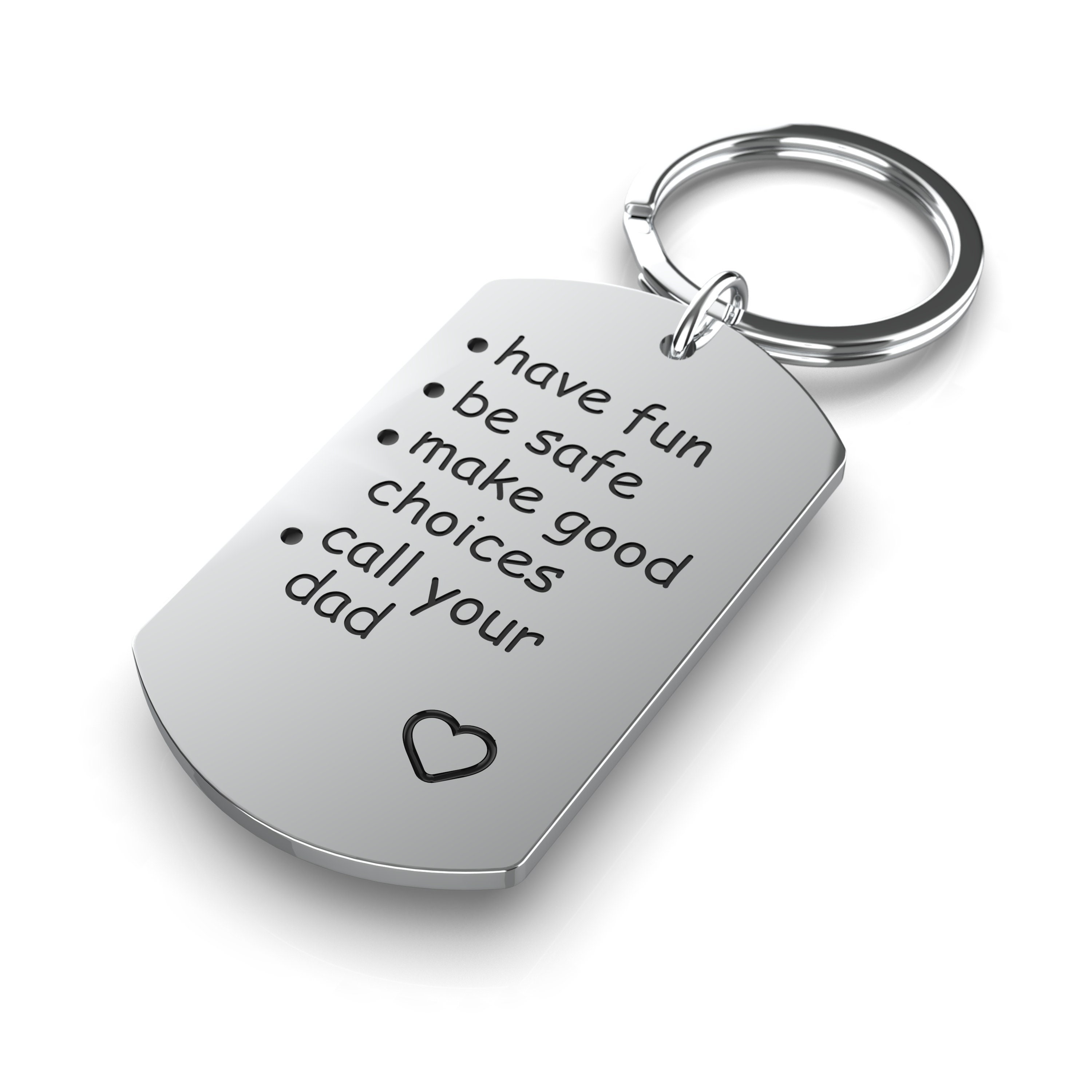 Call Your Family - Have Fun Be Safe Make Good Choices Keychain Creative  Gifts CN