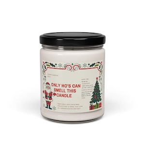 Only HO&#39;S CAN SMELL This Candle - Fancy Ass Candle Collection, Scented Soy 9oz Candle Burning time: 50-60 hrs, Candle Gift, Christmas Gift