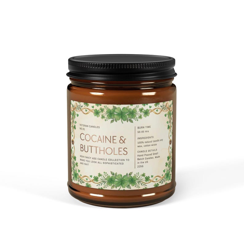 Vela de Cocaína y Culos, Vela en Tarro con Cita Divertida y Malsonante, Regalo Novedoso con Humor para Adultos imagen 9