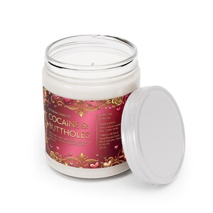 Bougie de soja parfumée cocaïne et trous du cul drôles, cadeau de Saint-Valentin, cadeau de bâillonnement d'un ami, cadeau d'anniversaire, bougie de cul fantaisie image 16