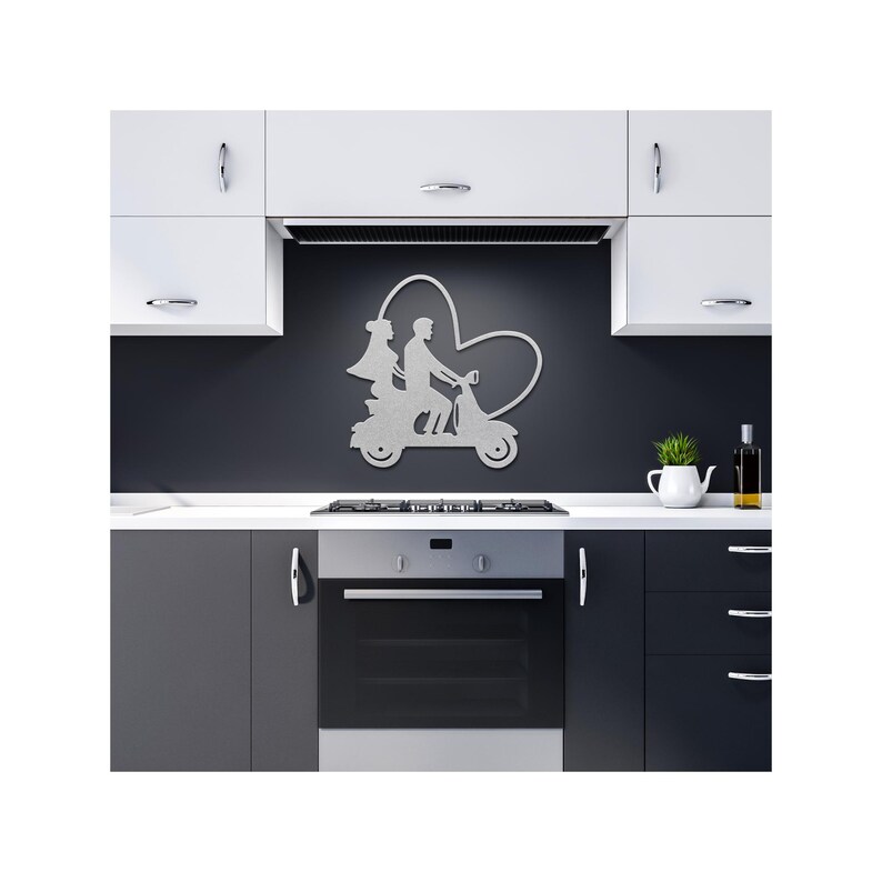 Happy Couples Wall Art Diecut Metal Signs, Wall Decor, Living Room