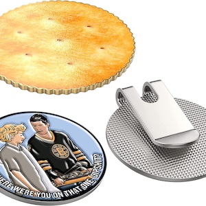 Happy Gilmore Cracker Golf Ball Marker Set with 2 Ball Markers and a Magnetic Hat Clip!