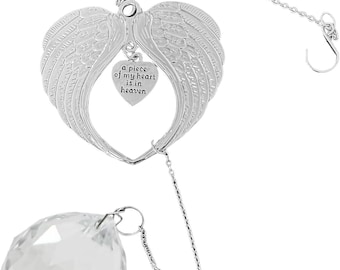 A Piece of My Heart is in Heaven, Gift for Loss of Friend, Memorial Gifts for Loss of Loved One, Rainbow Bereavement Grief Gift, Mother Gift