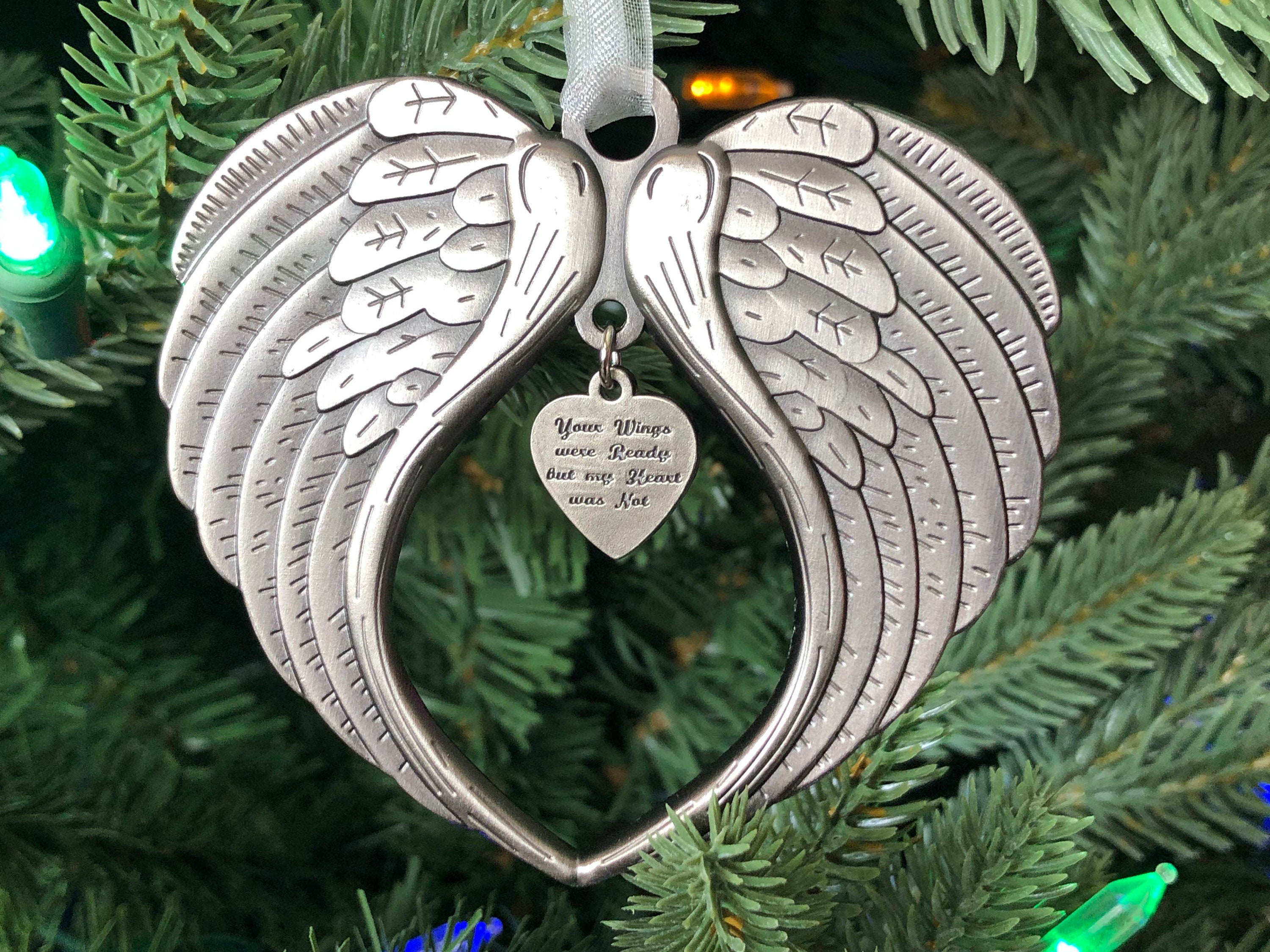 Angel wings ornament deals