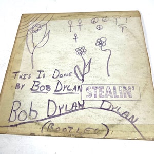 Bob Dylan Stealin Bootleg 1969 Vinyl Lp Record W Sleeve image 1