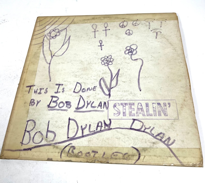 Bob Dylan Stealin Bootleg 1969 Vinyl Lp Record W Sleeve image 1