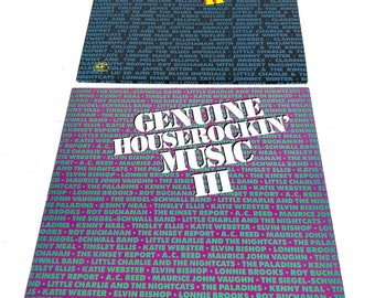 Genuine Houserockin Music 2 & 3 vinyl lp records with sleeves