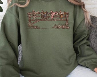 Saddle Up Cowgirl Western Crewneck | Rodeo | Horse Girl | Western Sweatshirt