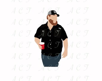 Luke Combs Cups Etsy
