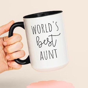 Best Aunt Ever Mug, Aunt Mug, New Aunt Gift, Best Auntie Mug, Gift For Aunts, World&#39;S Best Auntie, Gifts For Aunt, New Auntie Mug, Aunt Mugs