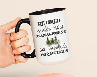 Grandparents Pregnancy Reveal Gifts, Retired Under New Management See Grandkids For Details, Retirement Presents for Parents
