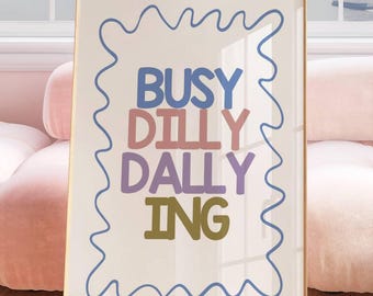 Funny Office Decor Wall Art Digital Print Home Office Humor Gift Desk Accent Workspace Decoration Procrastination Humor Quote Display Art