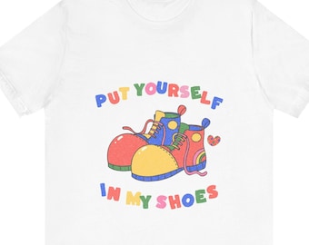 Put yourself in my shoes Clown shirt, Kidcore Clowncore clothing, Kidcore clothes, Kidcore clothing, Clowncore shirt, Clowncore clothes