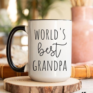 Mug « Grand-père du monde » personnalisé - Cadeau pour grand-père