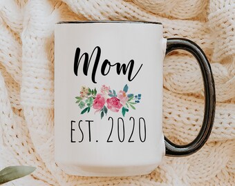 Details about / Mom Established Coffee Mug New Mom Gift Mother/'s Day Gift Mom Coffee Mug Gift